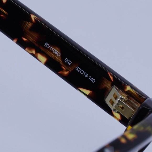 Bottega Veneta BV1106O 002 Eyeglasses Havana 52mm Cat Eye Frame - Picture 9 of 10